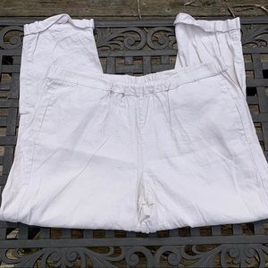 JJill stretch linen pant with elastic waist